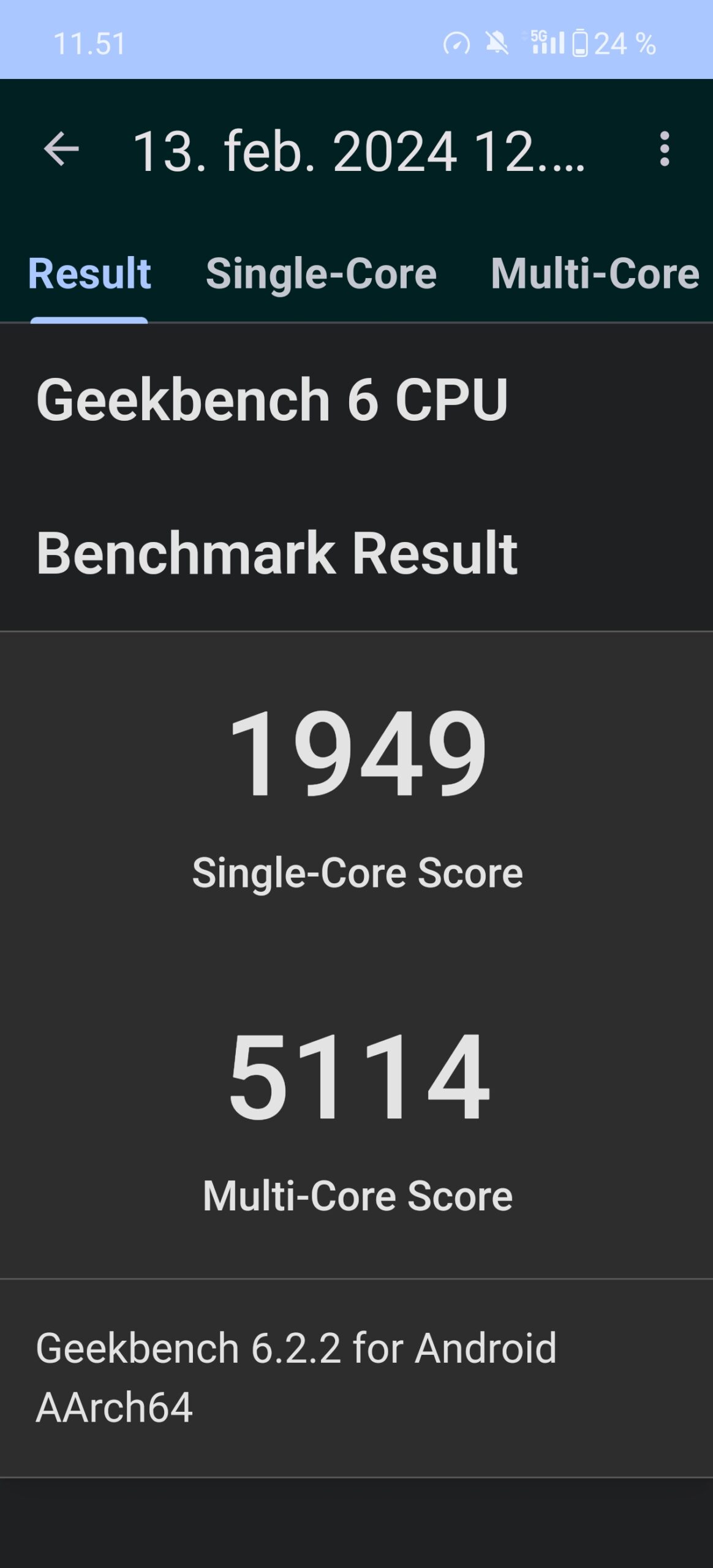 Geekbench Speed test Oneplus 12R pic 1