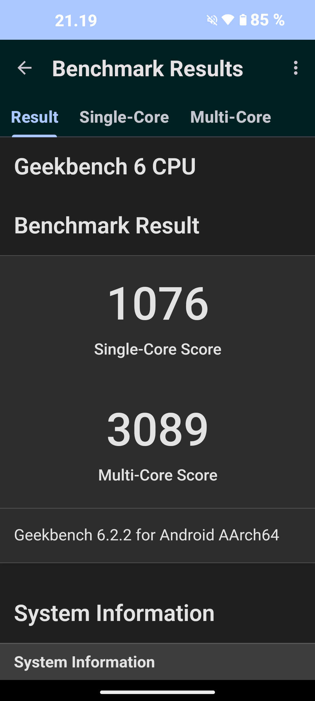 Nothing Phone 1 Geekbench 2024