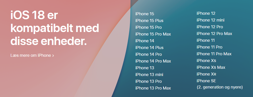 Nu kan du få iOS 18