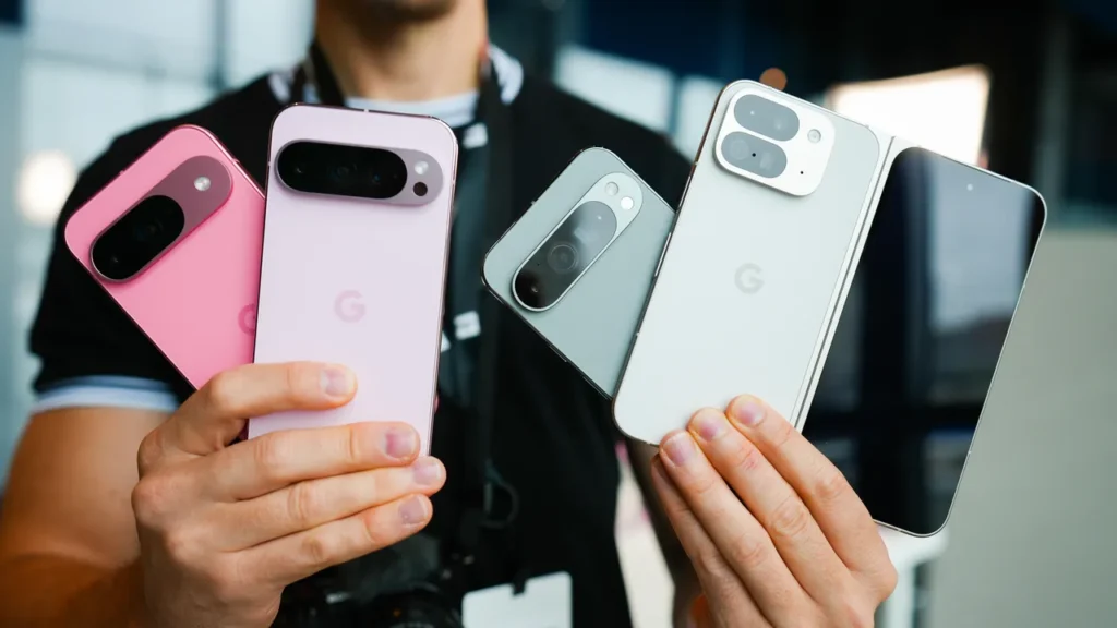Google Pixel 9, Google Pixel 9 Pro, Google Pixel 9 Pro XL og Google Pixel 9 Pro Fold