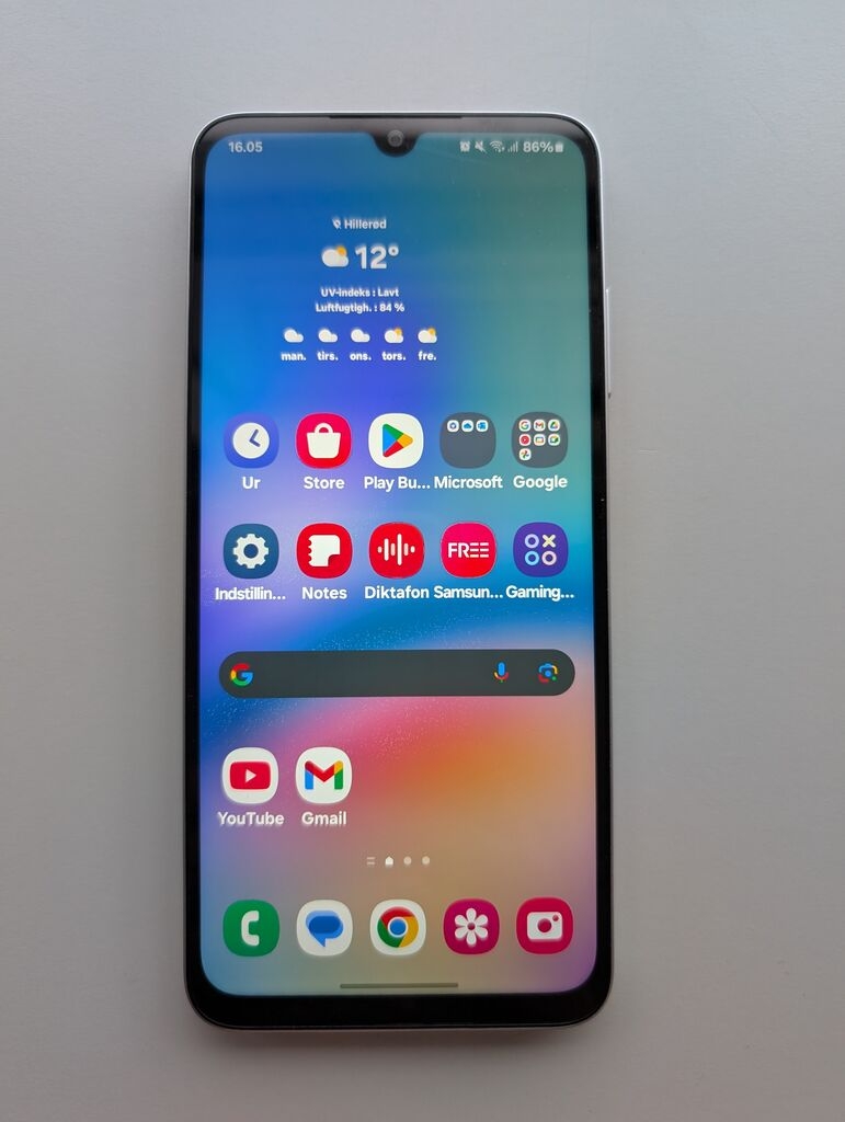 Samsung A05s Kører Samsung One UI