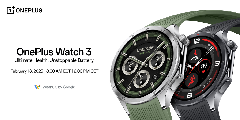 OnePlus Watch 3 kommer til Danmark