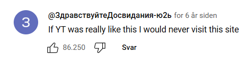 YouTube kommentar