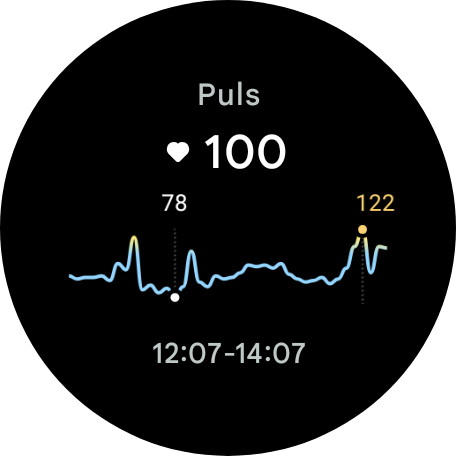 Monitorering af puls på Pixel Watch 3