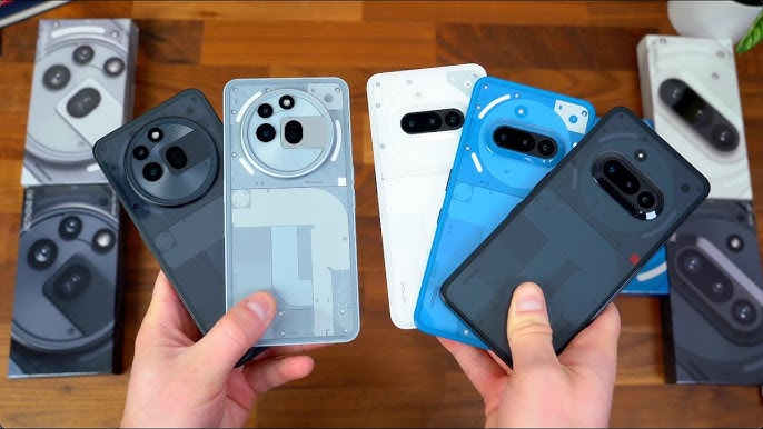 Nothing Phone 3a og 3a Pro farver