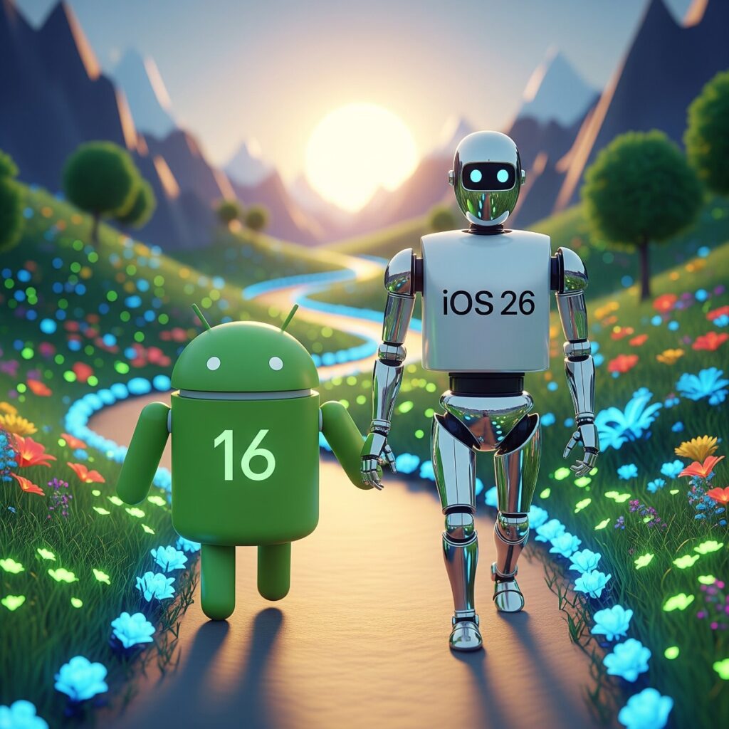 Android 16 vs iOS 26 To Giganter Én Fælles Fremtid