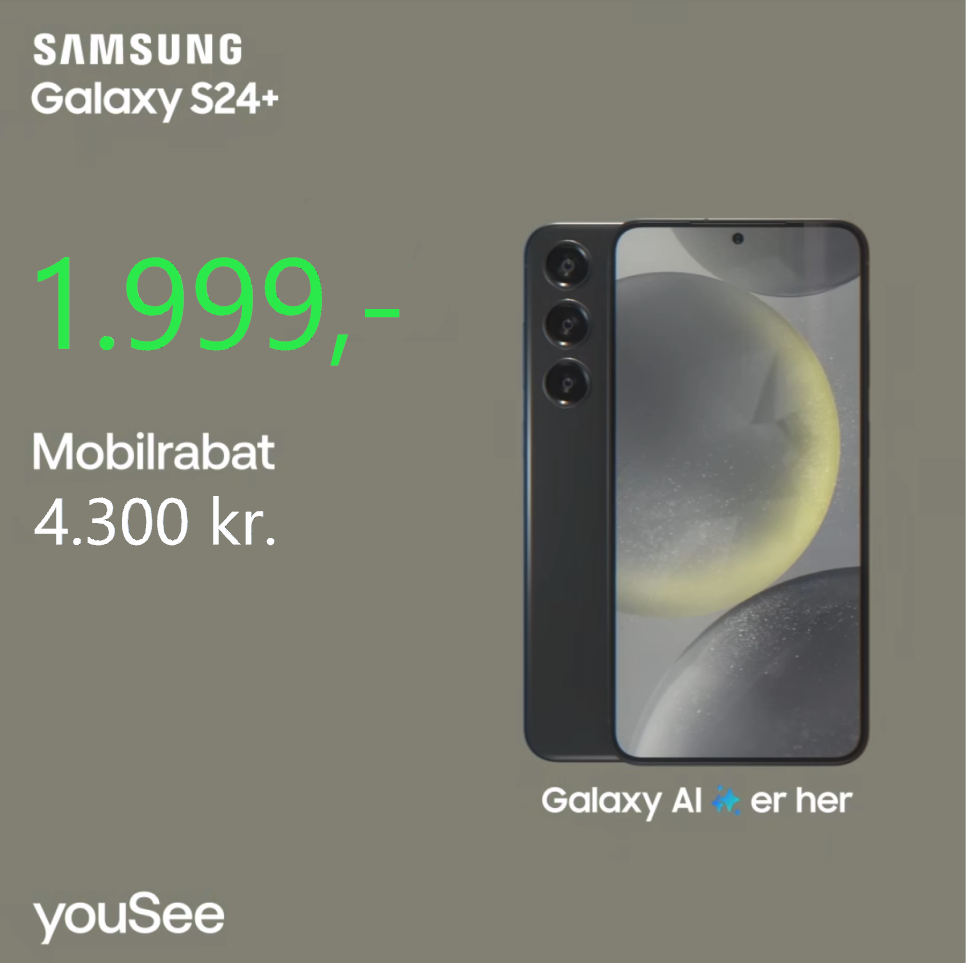 Samsung Galaxy s24 - Tilbud