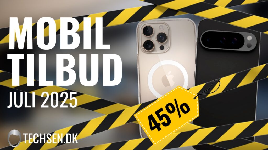 Juli måneds bedste Mobiltilbud med TILBUDSJÆGERNE 2025