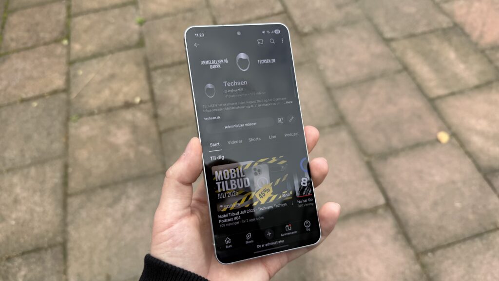 Samsung S25 Edge dansk