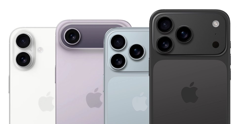 Hele iPhone 17-serien - Fusion-kameraer