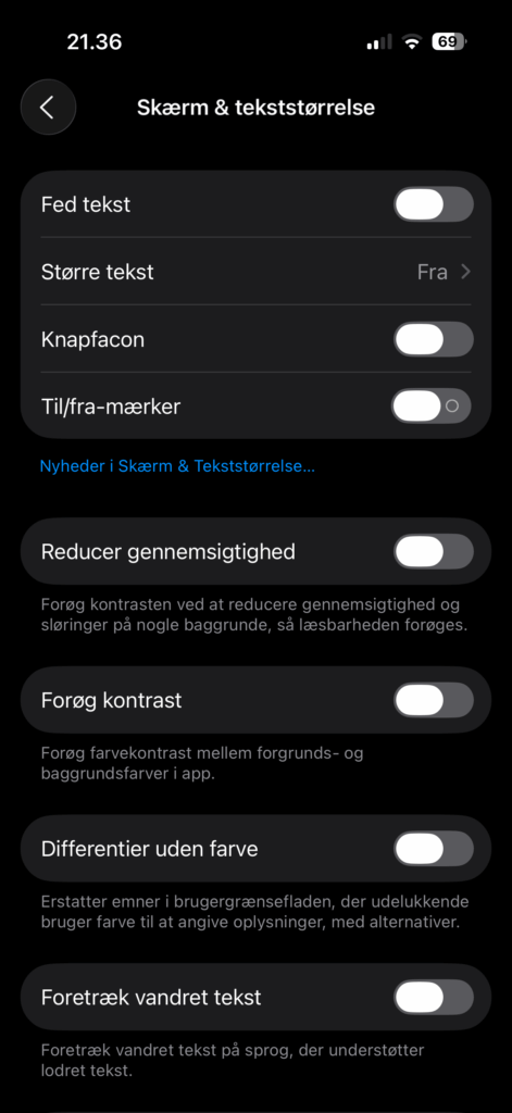 Slå Liquid Glass fra i iOS 26 pt 3