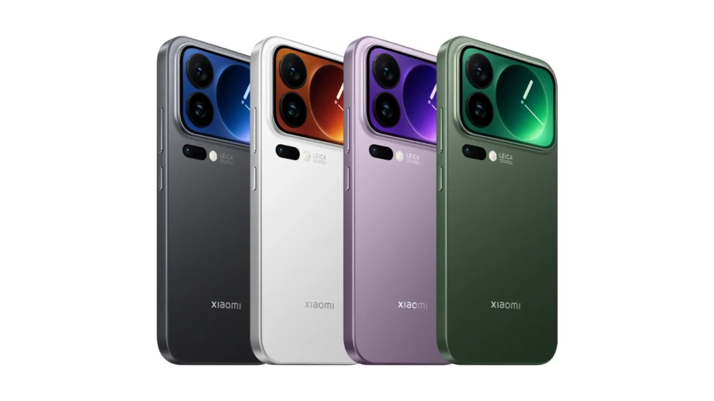 Xiaomi 17 Pro Max Farver