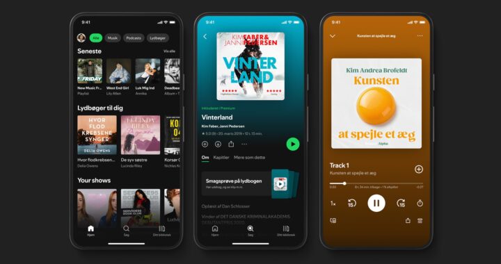 Spotify åbner op for lydbøger i Danmark
