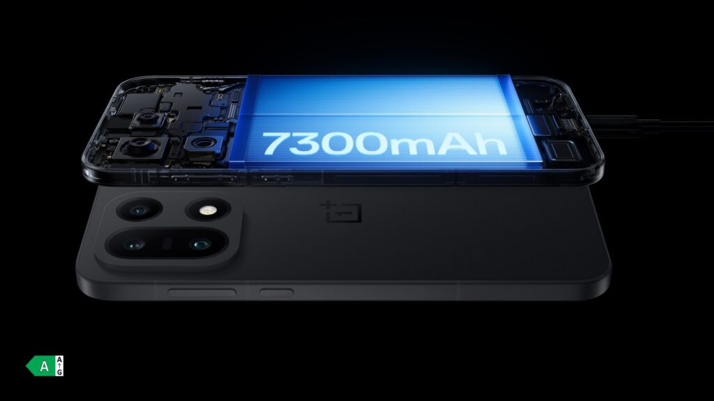 OnePlus 15 kommer med et 7.300 mAh stort batteri. Det største i OnePlus' historie.