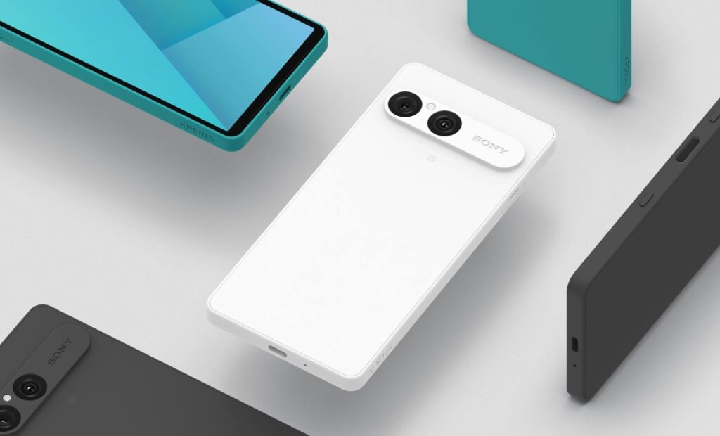 Sony-Xperia-10-vii-Farver-Hvid-turkis-og-sort