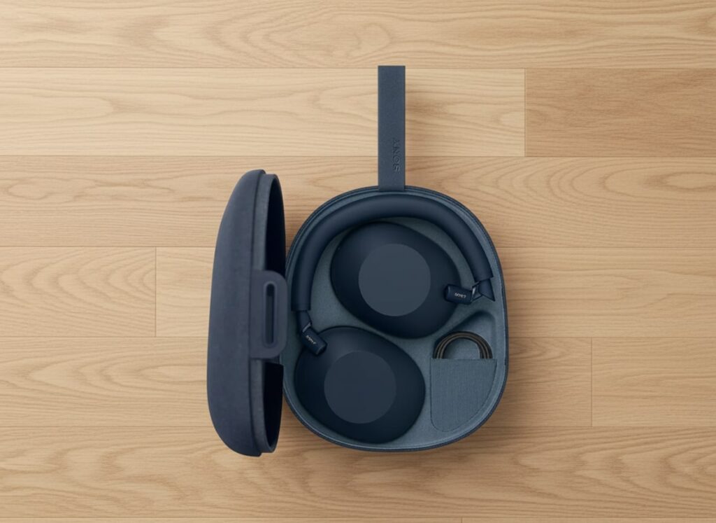 Sony WH-1000XM6 På Trægulv