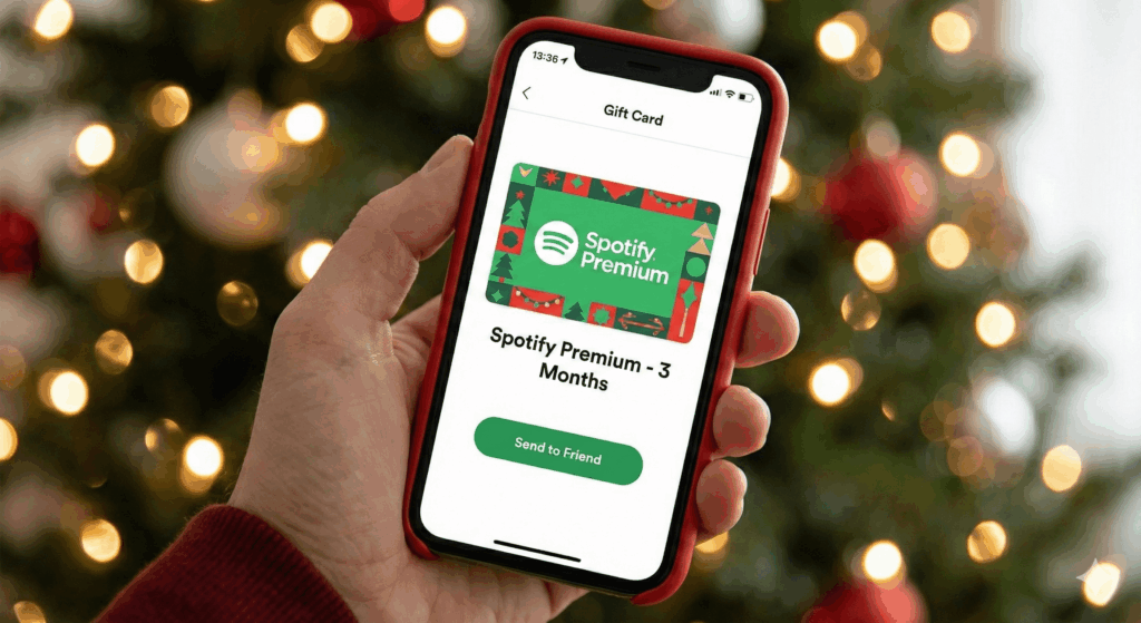 Fem digitale julegaver 2025. Billedet er AI genereret.