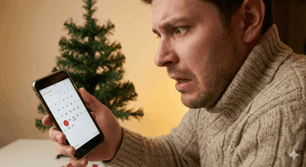 Fem digitale julegaver 2025. Billedet er AI genereret.