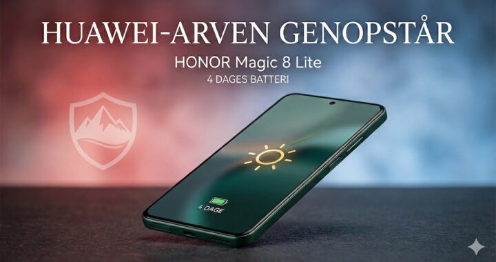 Huawei er tilbage: Honor Magic 8 lite anmeldelse