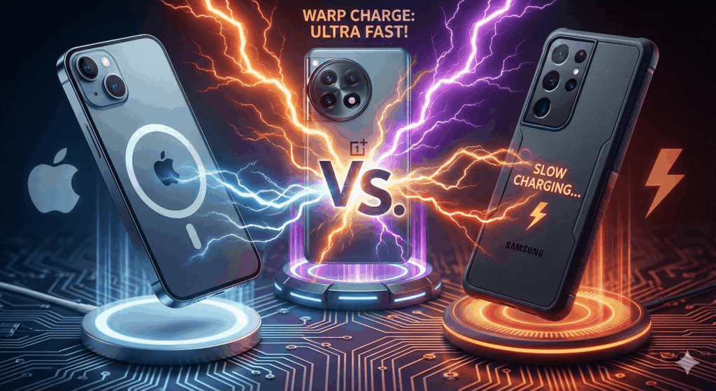 Opladningskrigen 2026: hvorfor er Apple og Samsung stadig langsomme?