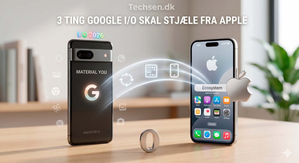 3 ting Google skal stjæle fra Apple i 2026. Foto: AI