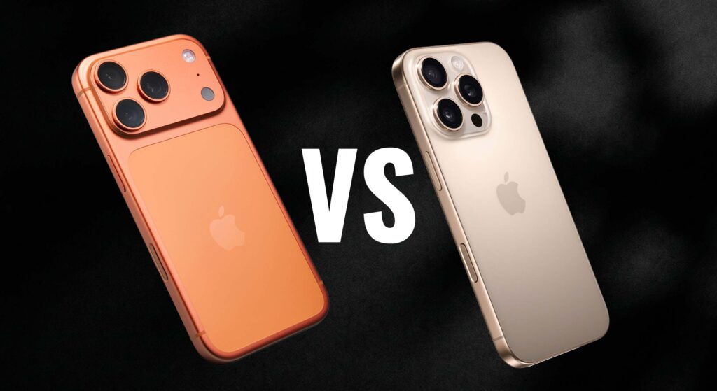 iPhone 17 Pro Vs iPhone 16 Pro købsguide. Grafik: Techsen.dk