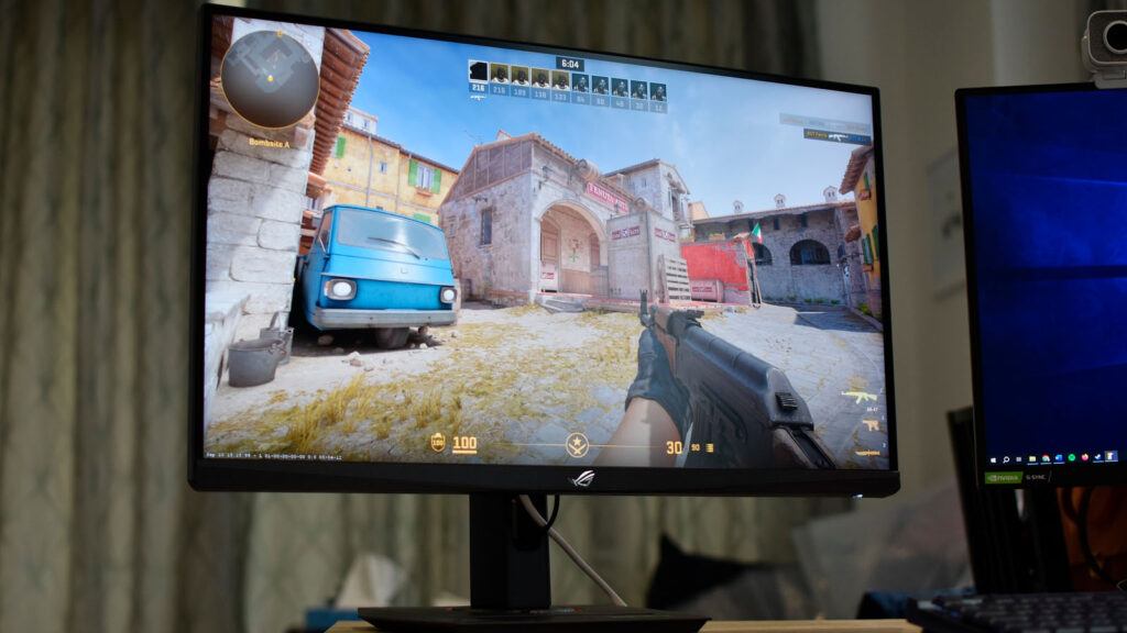 Asus ROG Swift PG32UCDP - en Dual Mode skærm. Foto: Rock Paper Shotgun