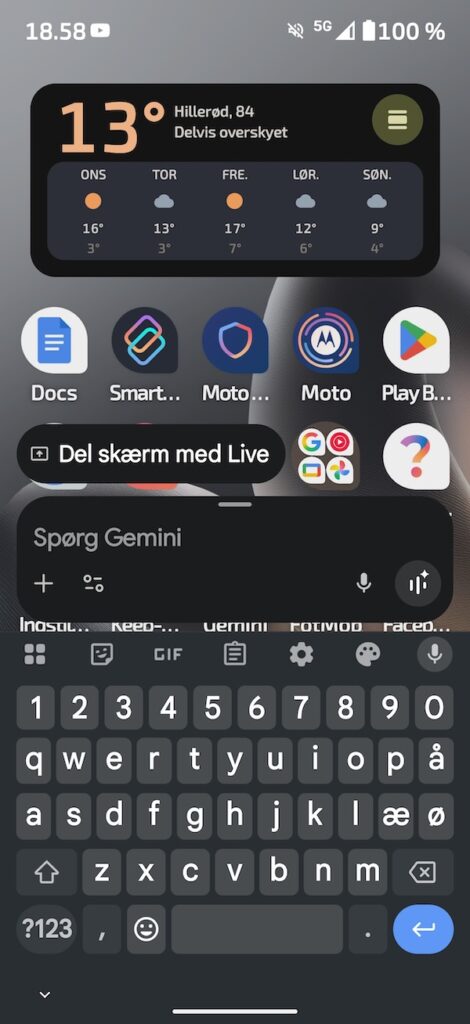 Motorola's AI-interface: Gemini