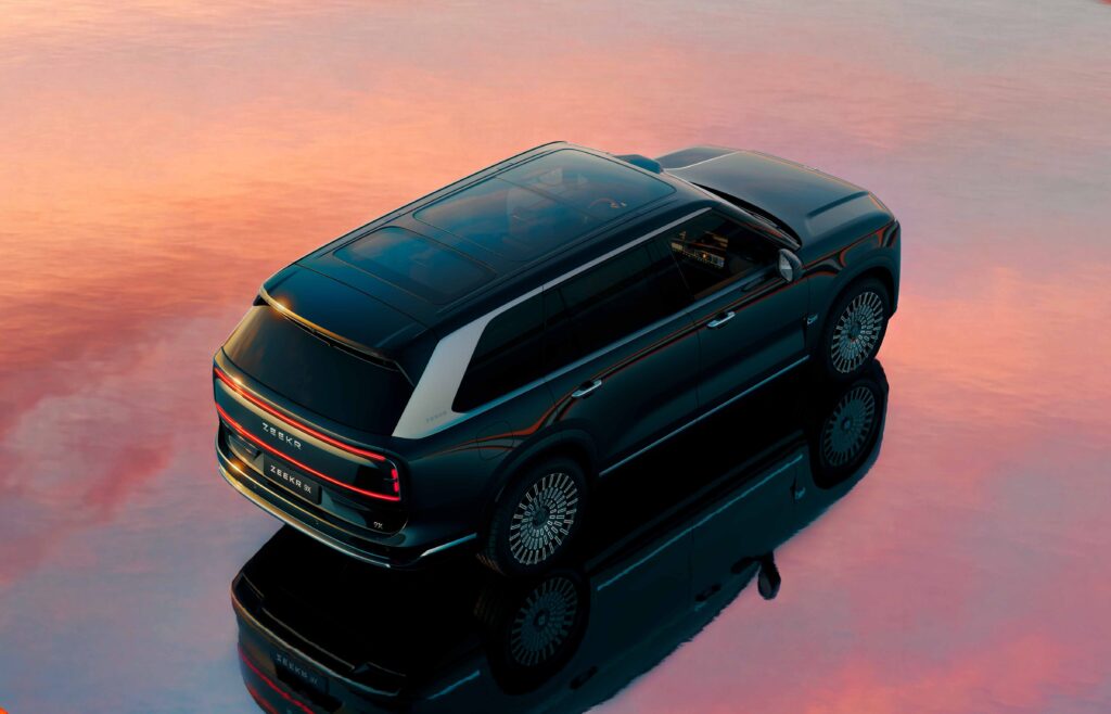Zeekr 9X her i Onyx Black-farven. Foto: Zeekr