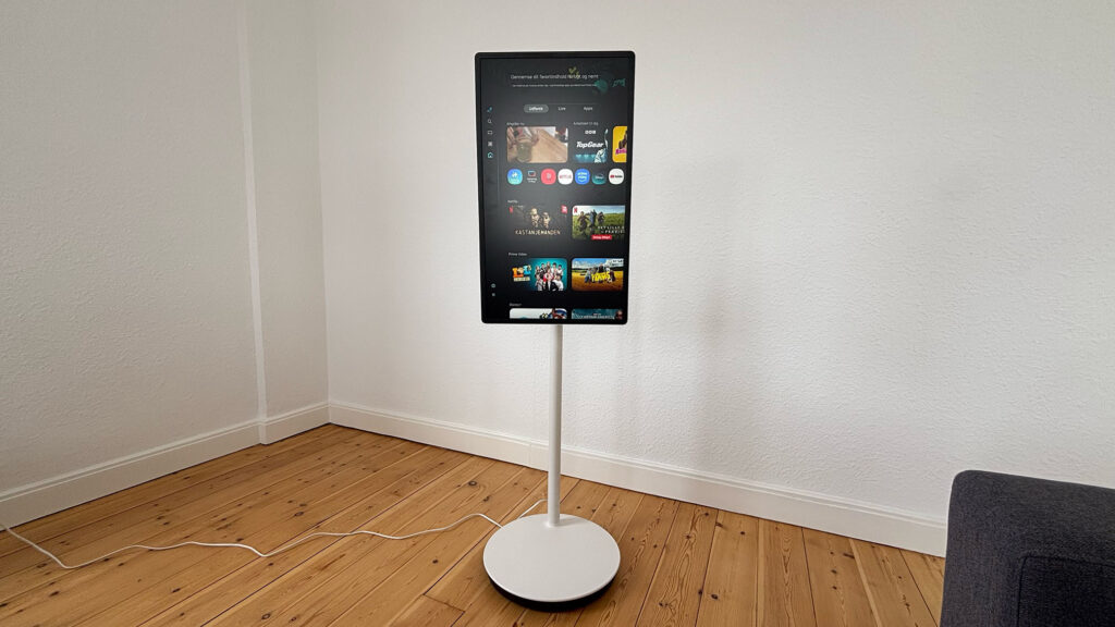 Samsung Movingstyle fungerer også i højkants format. Foto: Techsen.dk