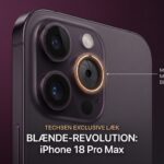 iPhone 18 Pro Max lækket: Apple planlægger revolutionerende kamera med variabel blænde