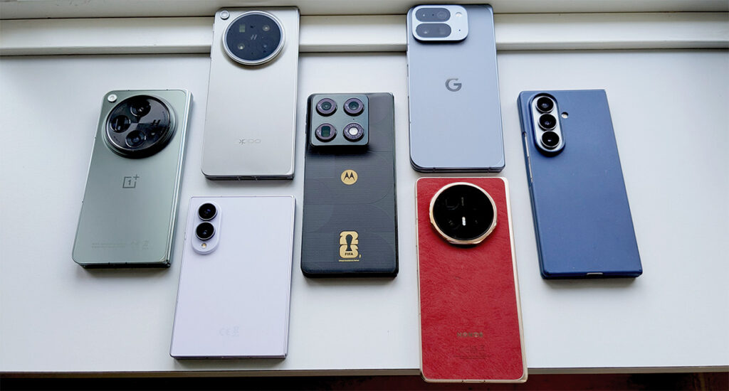 Samsung Z Fold 8 - sammenlignet med store foldbare telefoner