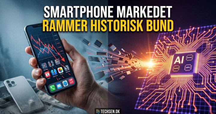 Smartphone-markedet rammer historisk bund: AI sender priserne op