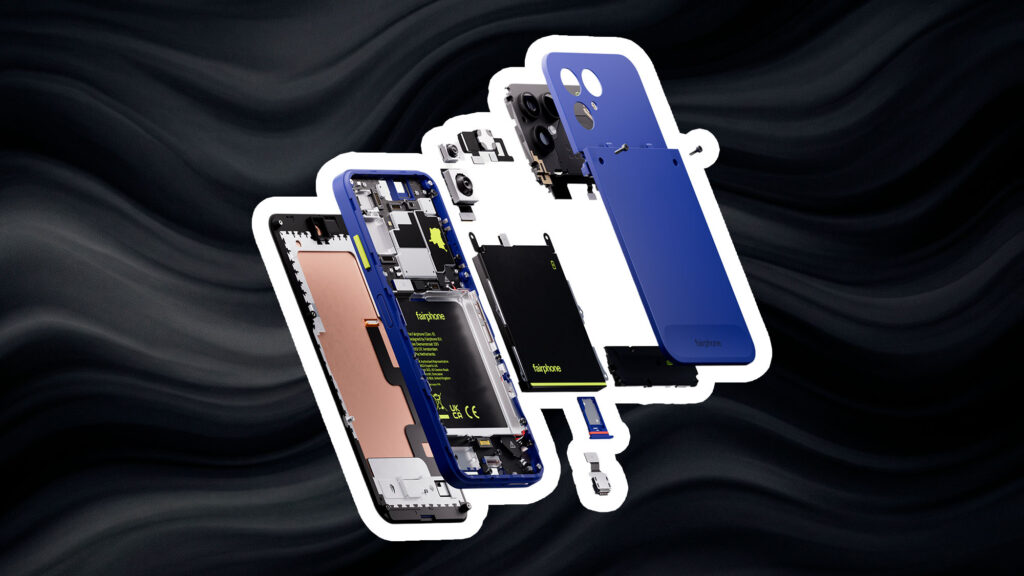 Fairphone telefoner er kendt for, at de kan skilles ad. Foto: Fairphone/Techsen.dk
