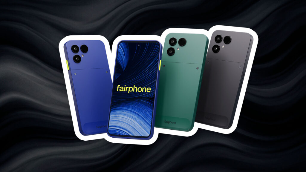 Fairphone 6+ kommer i fire forskellige farver. Foto: Fairphone/Techsen.dk