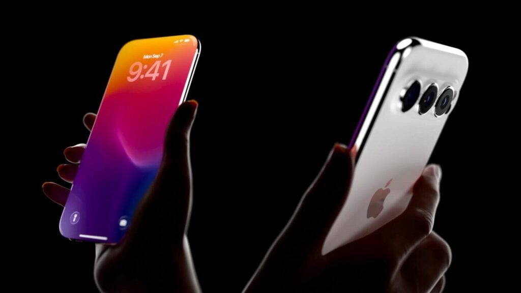 Et bud på hvordan den kommende iPhone 20 kunne se ud. Foto: Tom's Guide.