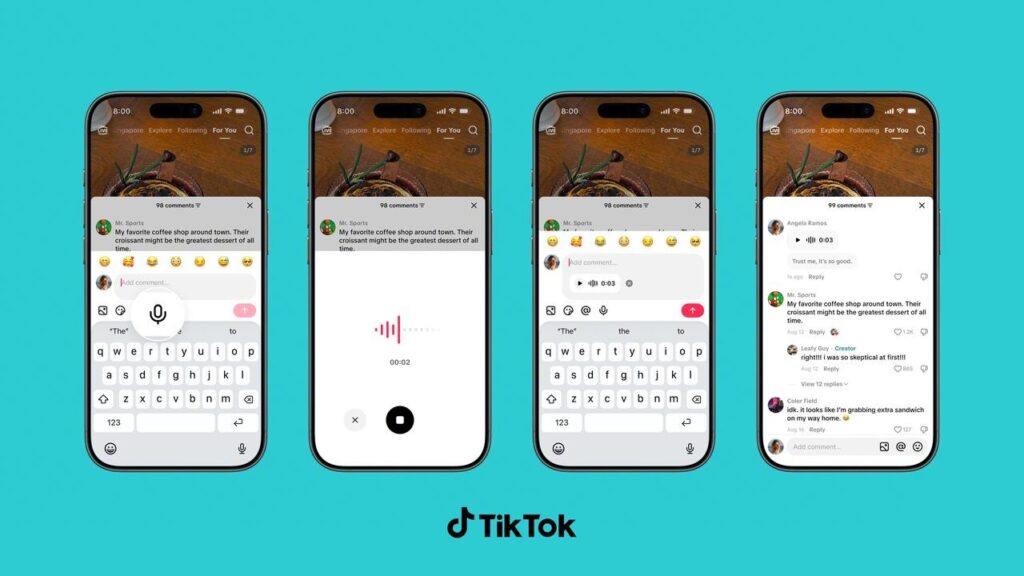 TikToks kommentarfelt bliver nu ren kaos. Foto: TikTok