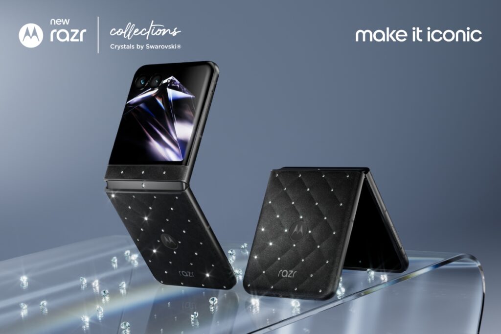 Motorola Razr 70 med Crystals by Swarovski