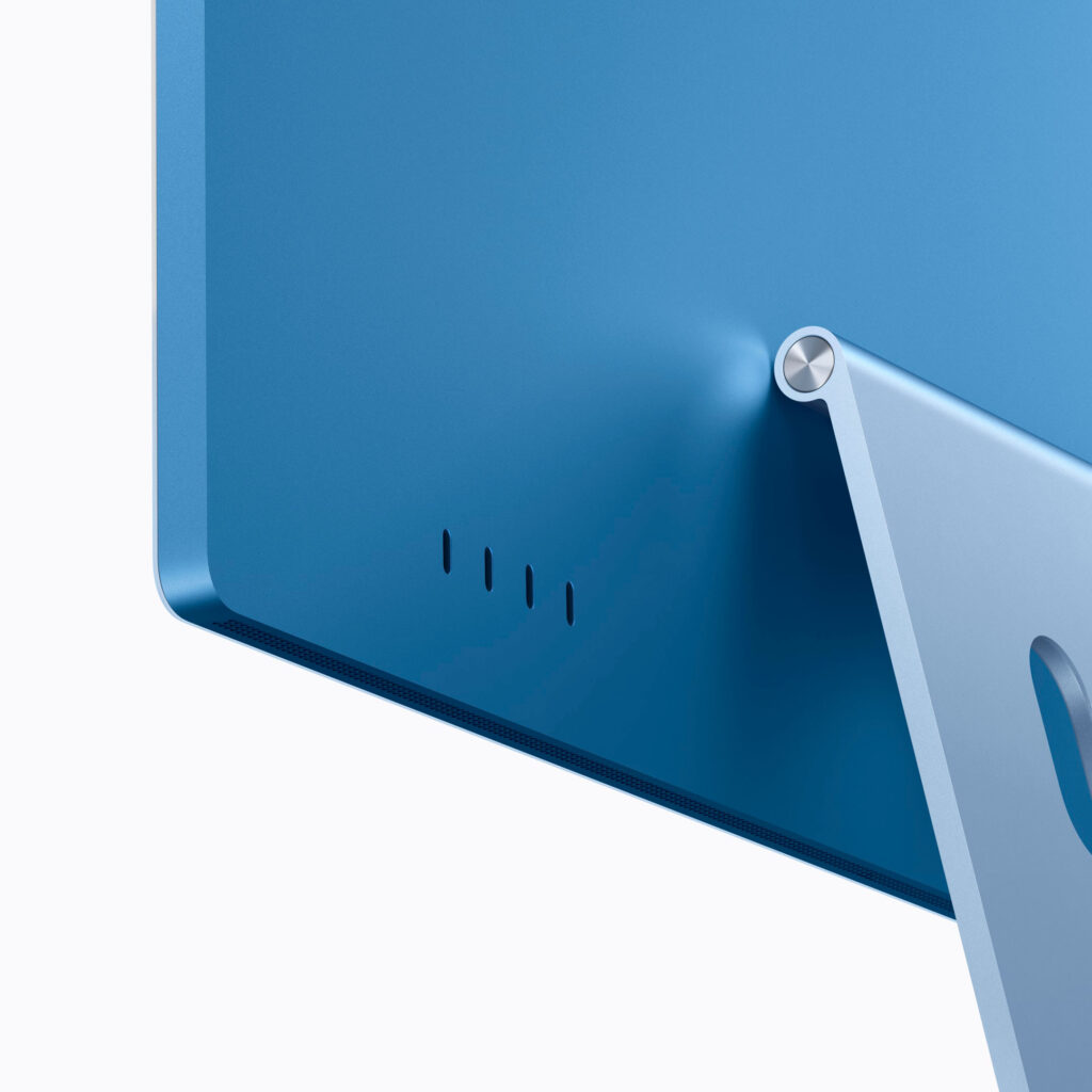 Du kan få op til fire Thunderbolt-porte i den nye M6 iMac. Foto: Apple